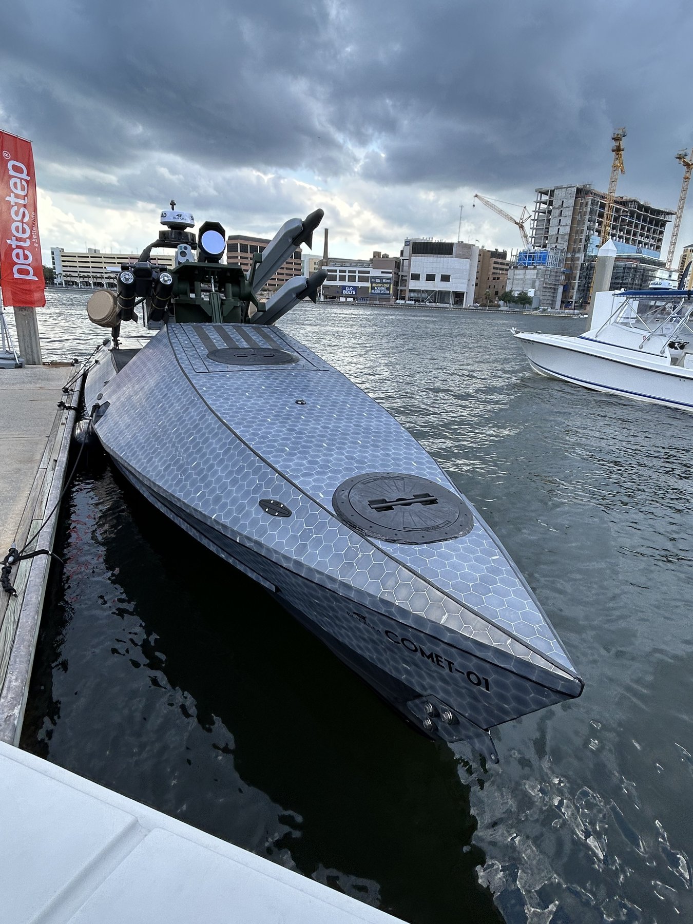 COMET-01 Unmanned Surface Vessel, Tampa Riverwalk, SOF Week 2026 — Photography by Kyle Edmund Hauser, Affairs of State
